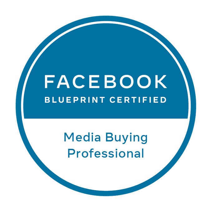 Badge Facebook Blueprint - Media Buying Professional