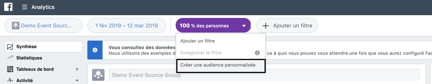 mesurer campagnes facebook analytics