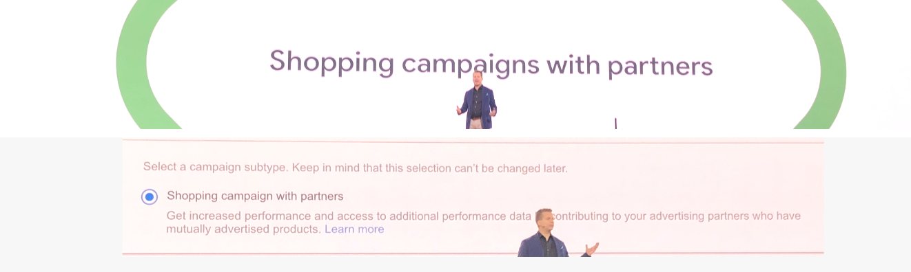 shopping campaigns with partners