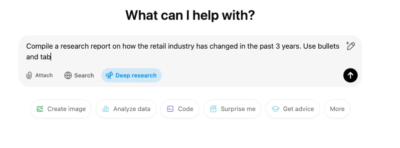 La fonctionnalité Deep Research débarque sur ChatGPT.