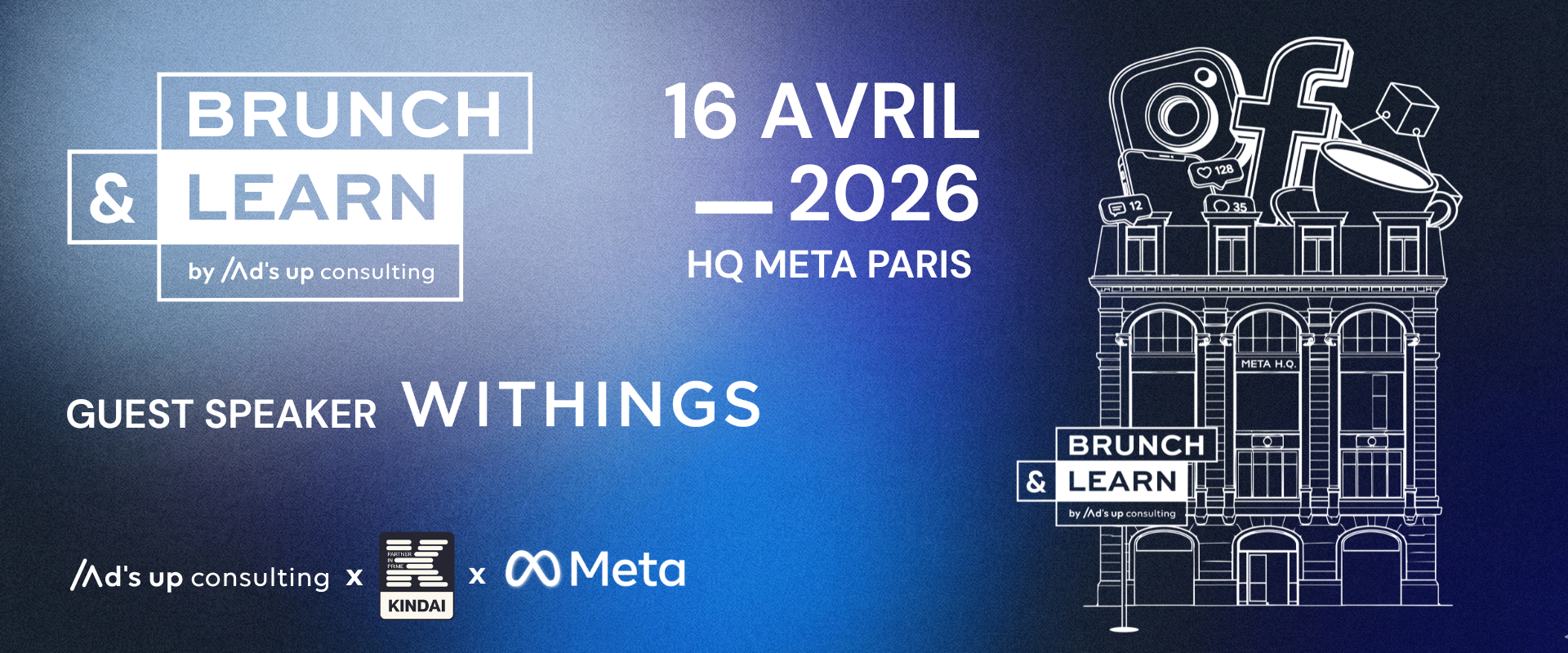 Invitation Brunch&Learn Meta x Ad's up Consulting x Kindai (16/04/2026)