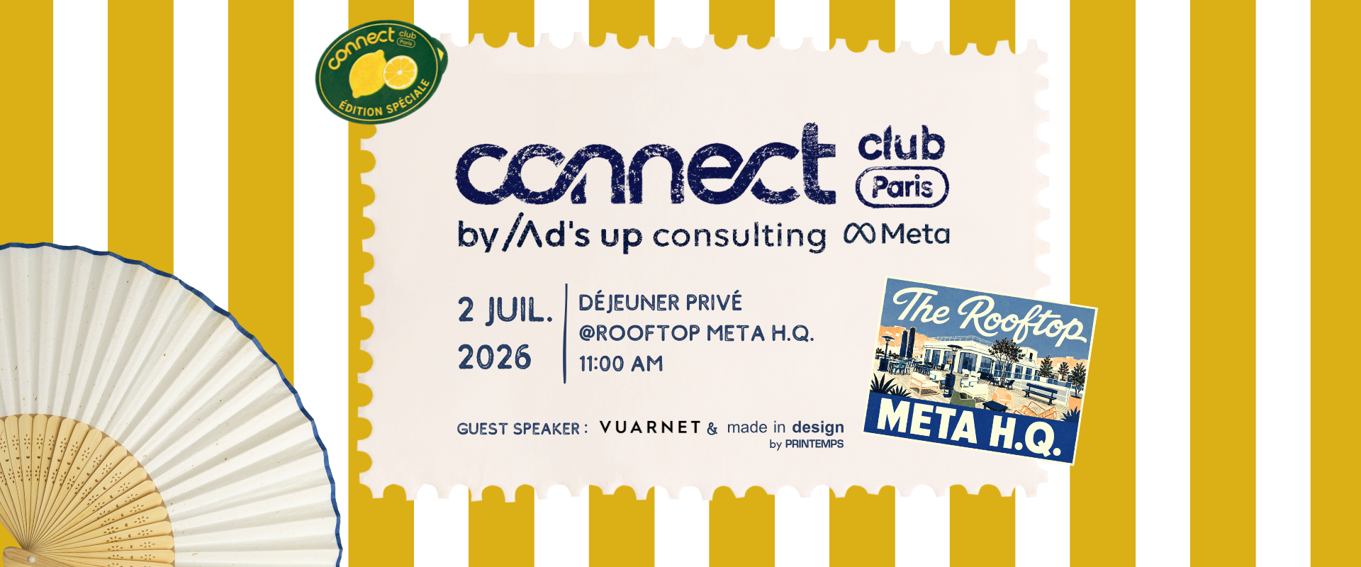 Invitation Connect Club Paris by Ad's up Consulting x Meta (02/07/2026)