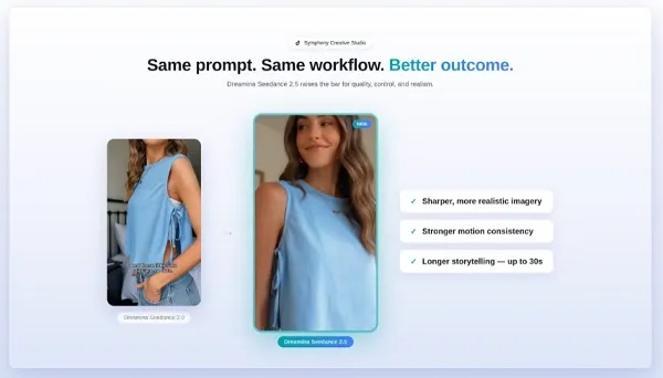 Dreamina Seedance 2.5: TikTok boosts its AI-powered video creation